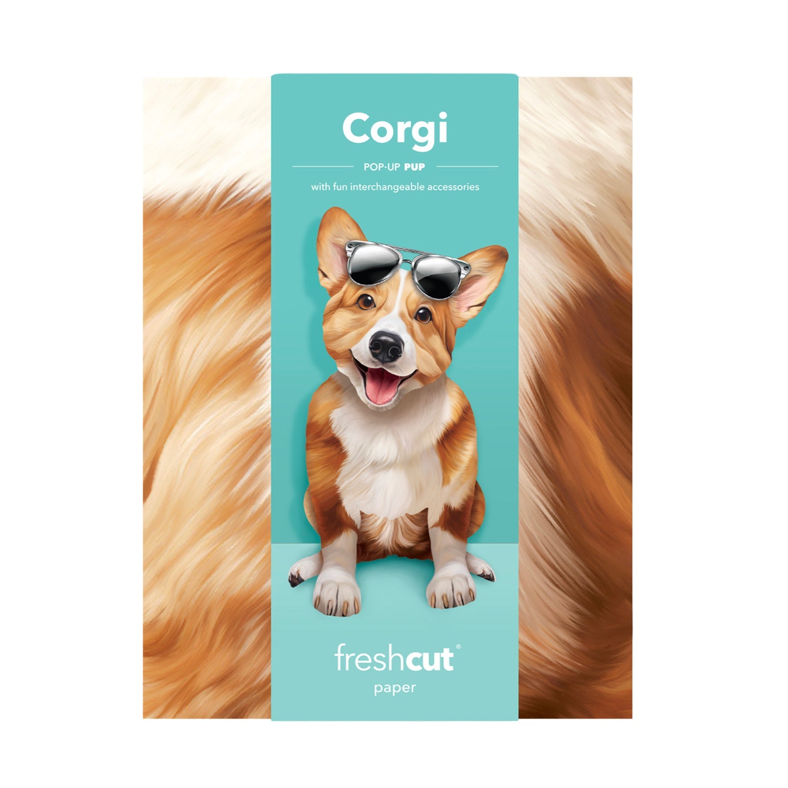 Corgi Pop - Up Pet Card - bubblegum market