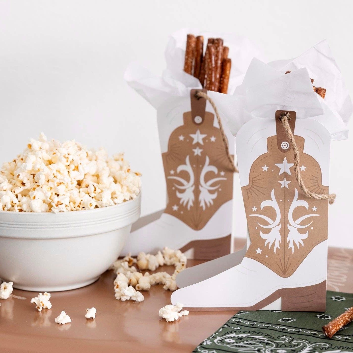 Cowboy Boot Treat / Favor Bags - bubblegum market