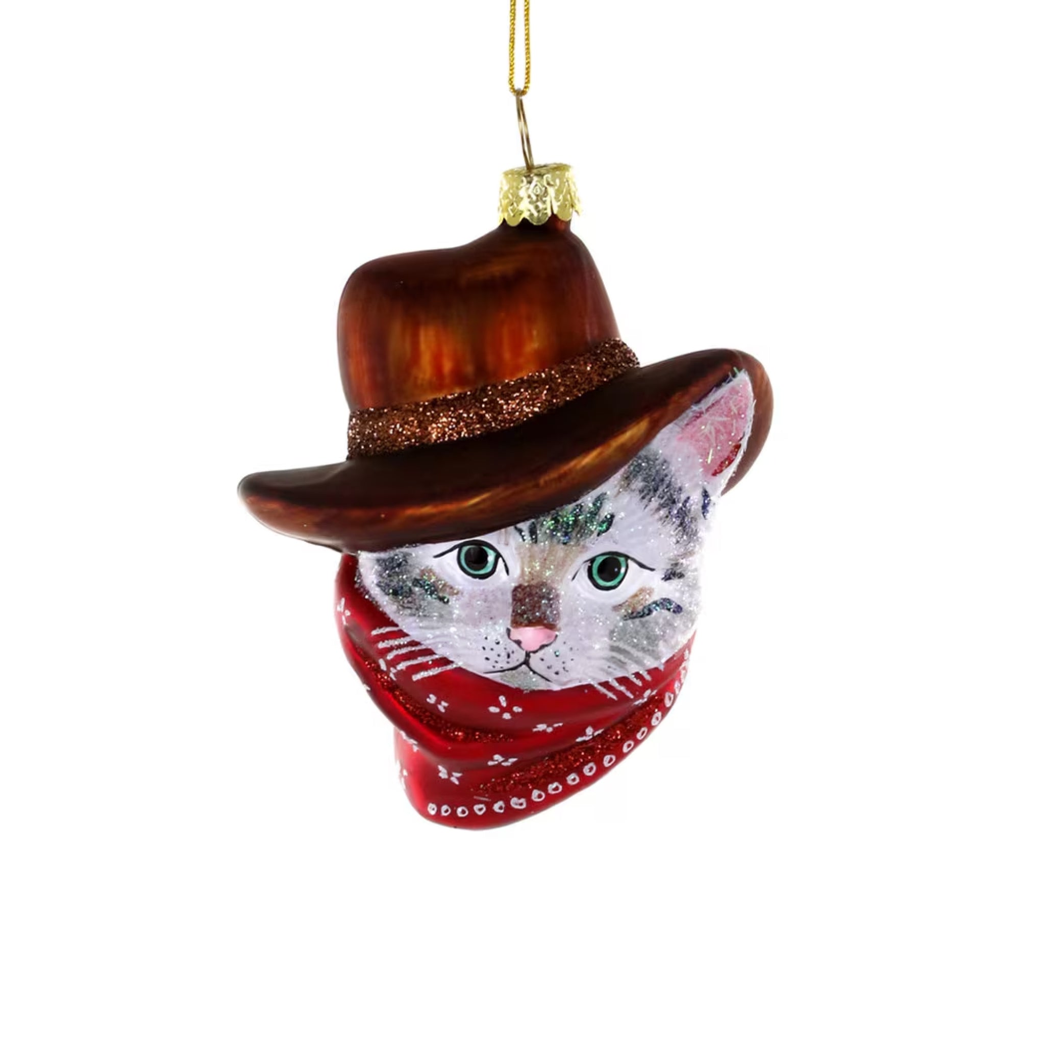 Cowboy Kitty Ornament 3.5" - bubblegum market