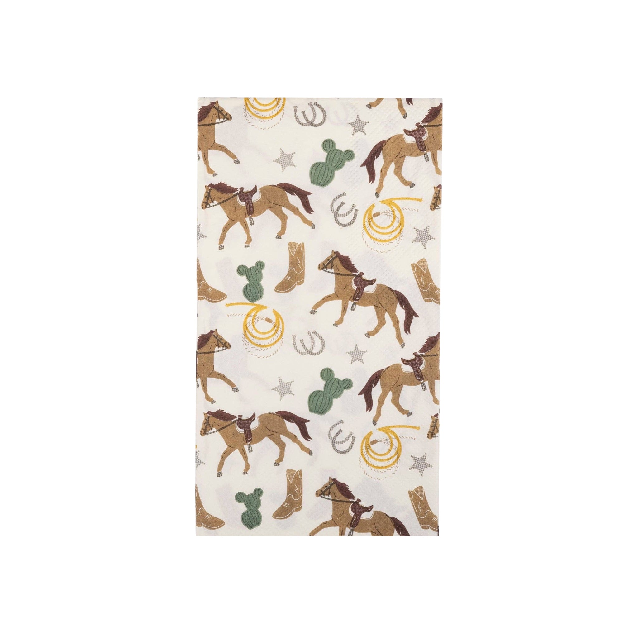 Cowboy Pattern Paper Dinner Napkins - bubblegum market