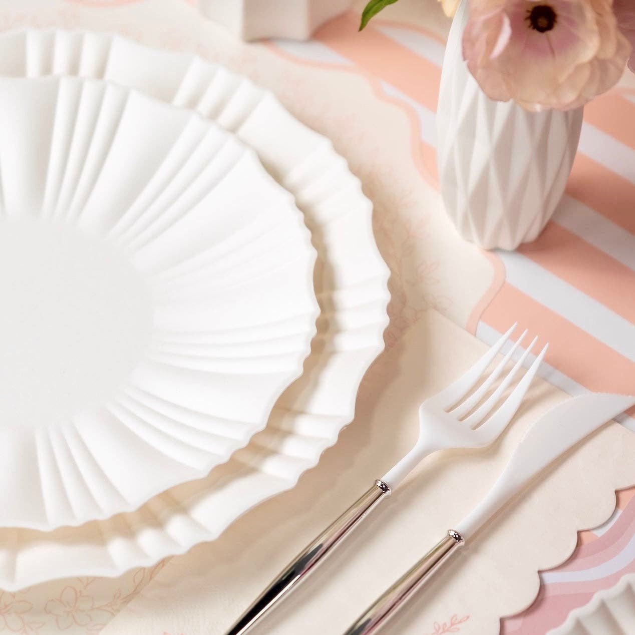 Cream Naturally Eco Dessert Plates 8.75" - bubblegum market