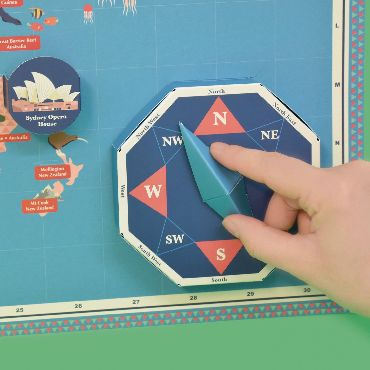 Create Your Own Giant World Map Kit - bubblegum market