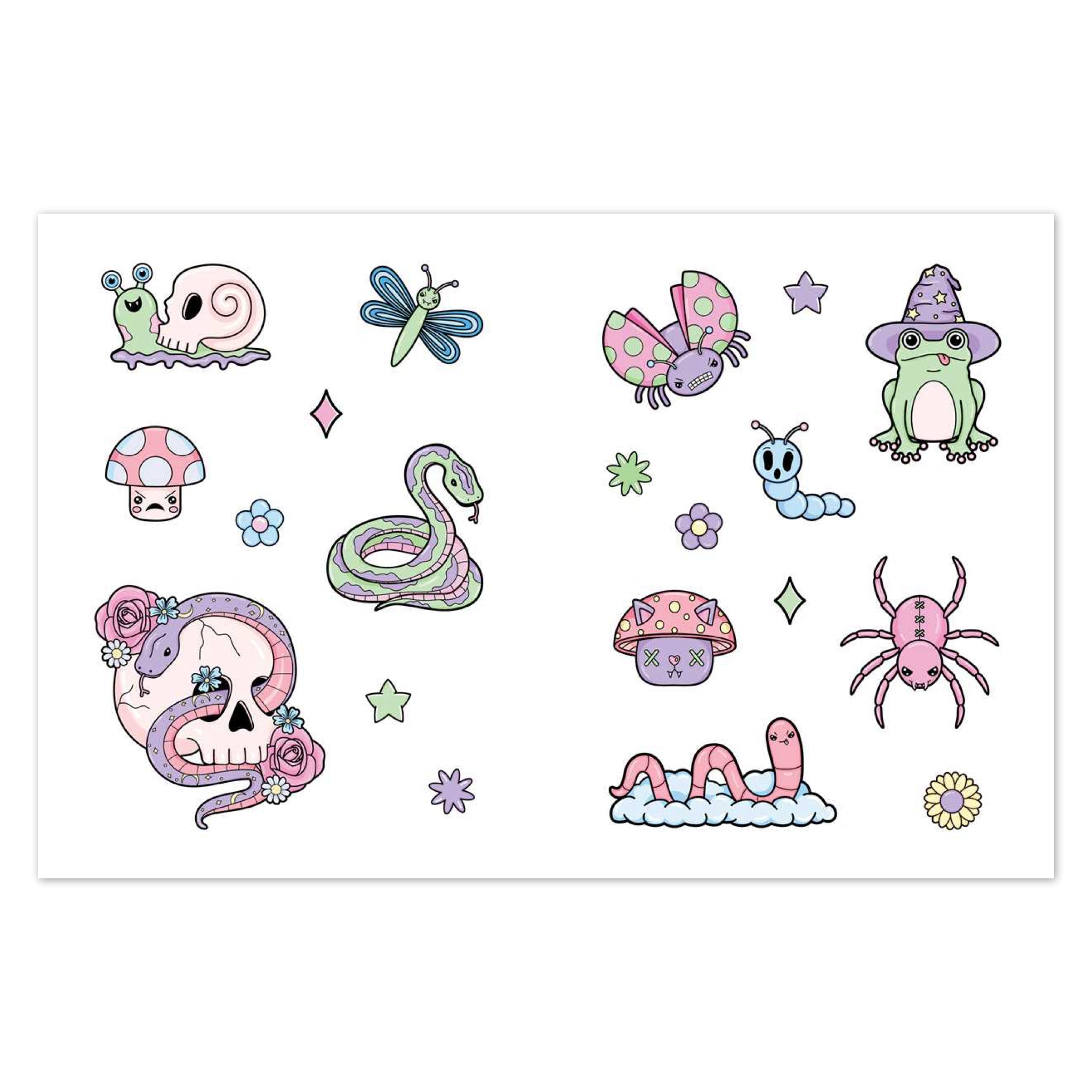 Creepy Cute Sticker Book - bubblegum market