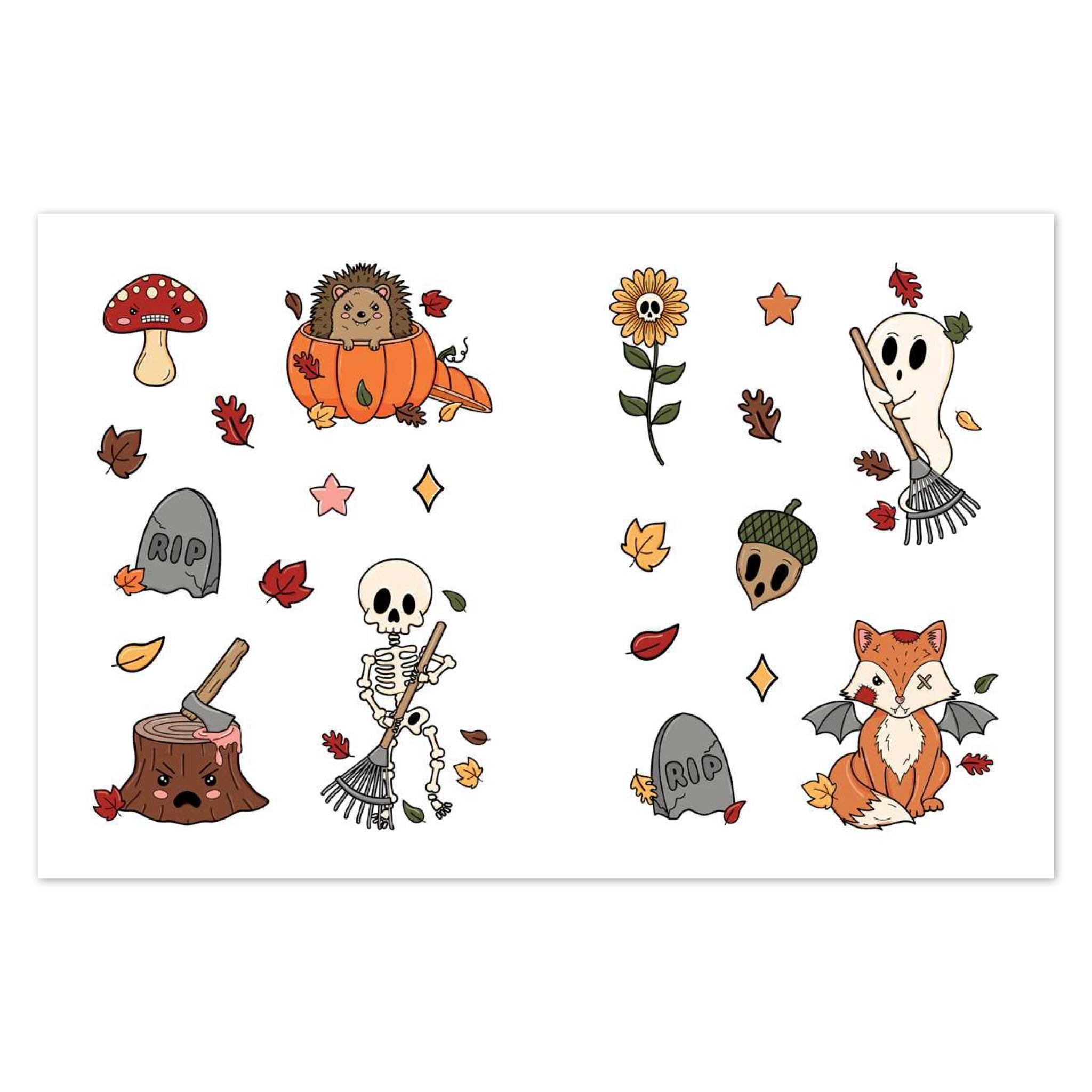 Creepy Cute Sticker Book - bubblegum market