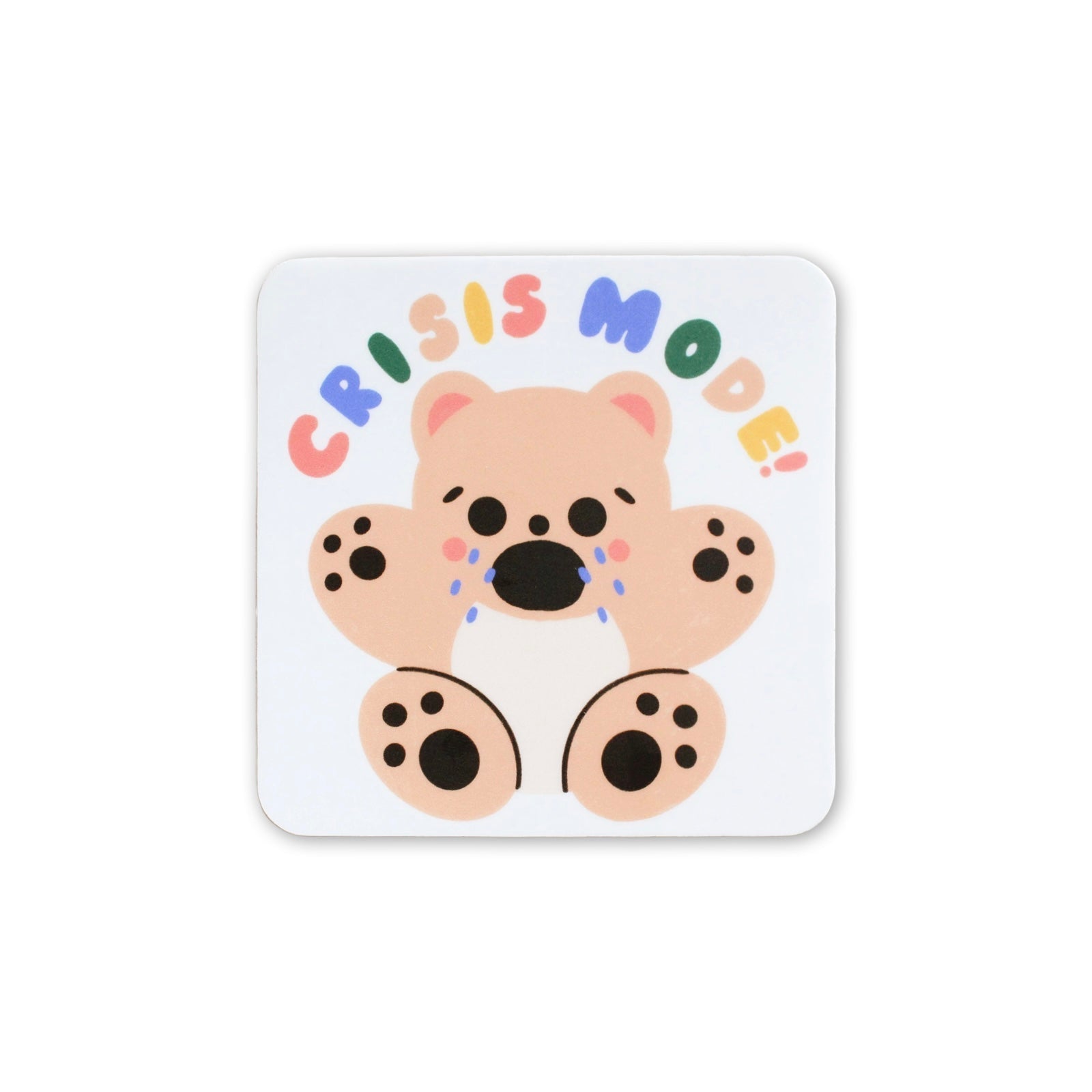 Crisis Mode Vinyl Sticker - bubblegum market