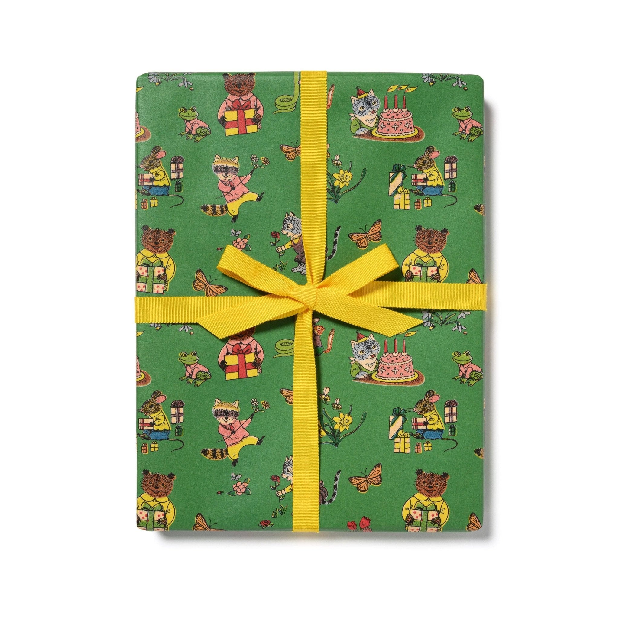 Critter Wishes Wrapping Paper Sheets (Roll of 3) - bubblegum market