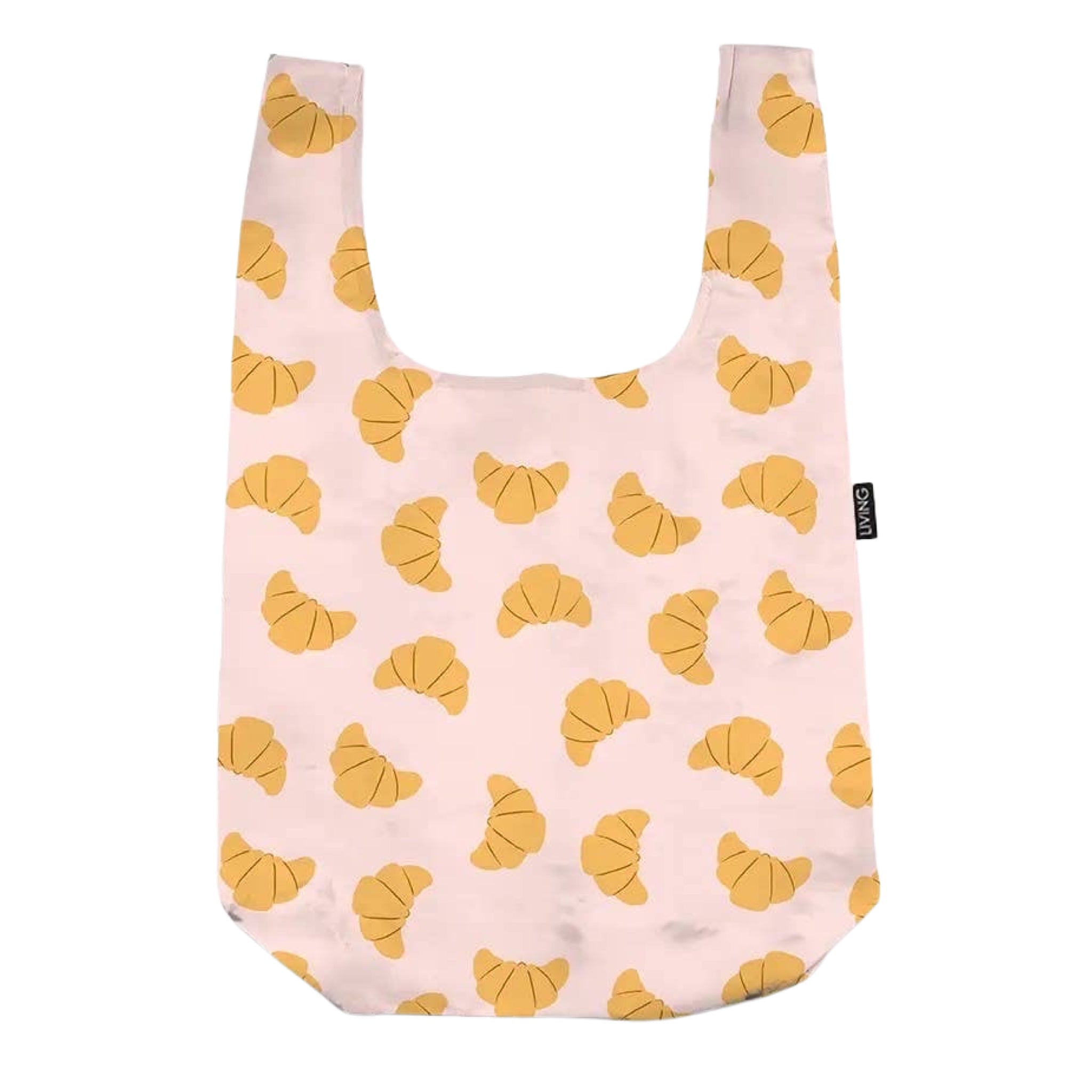 Croissant Bag Charm & Shopper Bag - bubblegum market