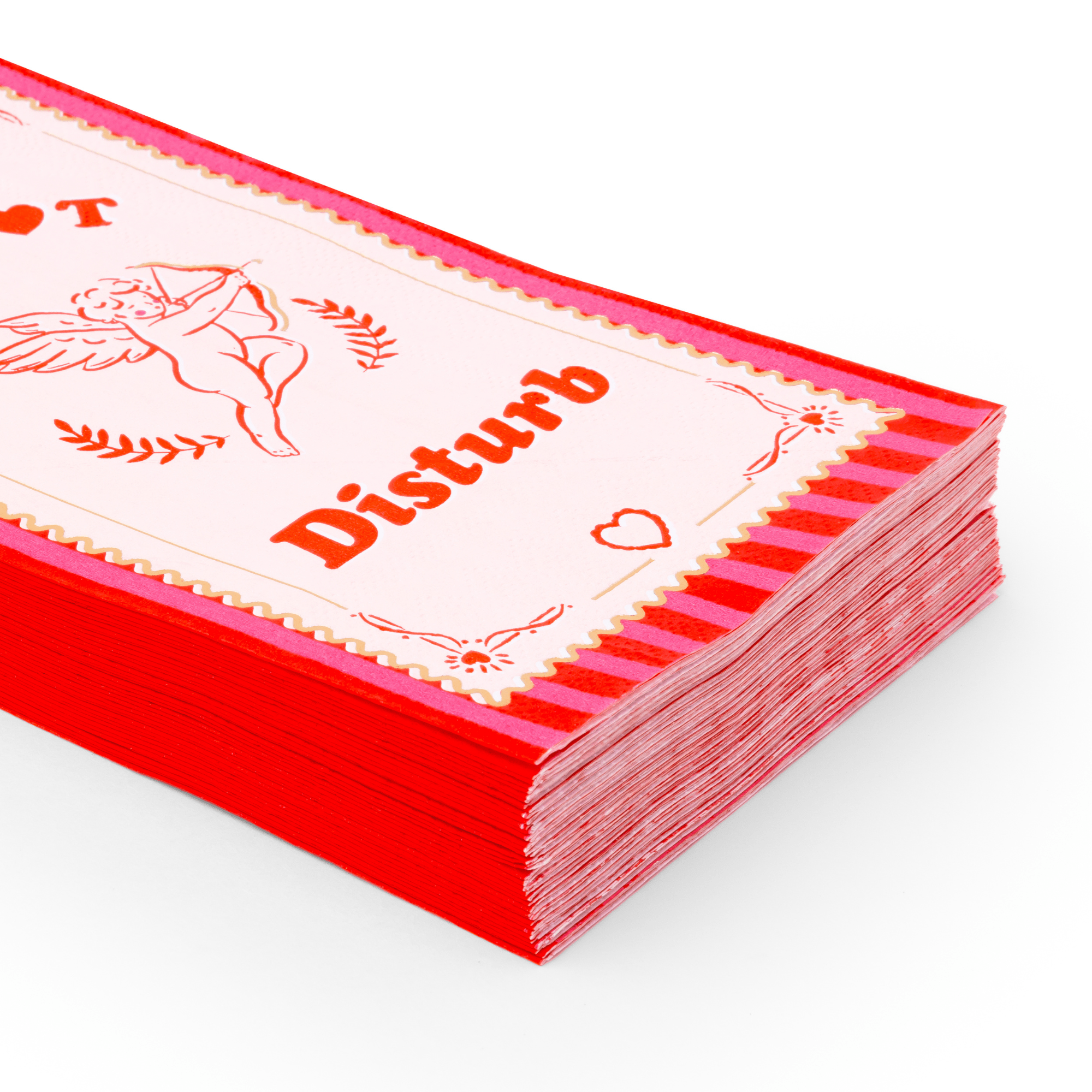 Cupid’s Crush DO NOT DISTURB Guest Towels - bubblegum market