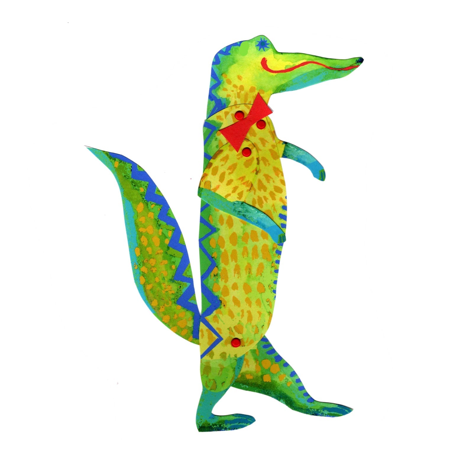 Cut & Make Alligator Puppet - bubblegum market