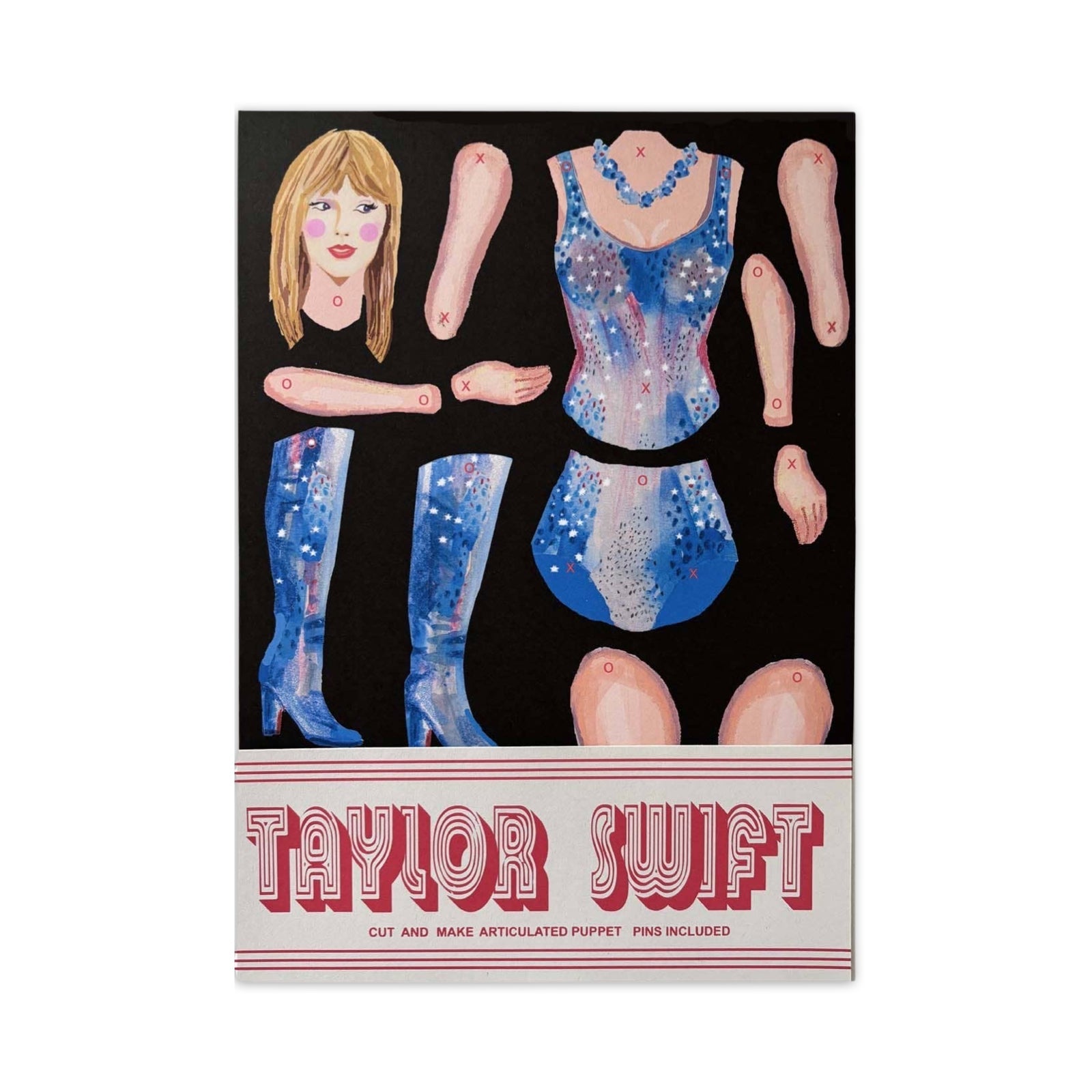 Cut & Make Taylor Swift Paper Doll - bubblegum market