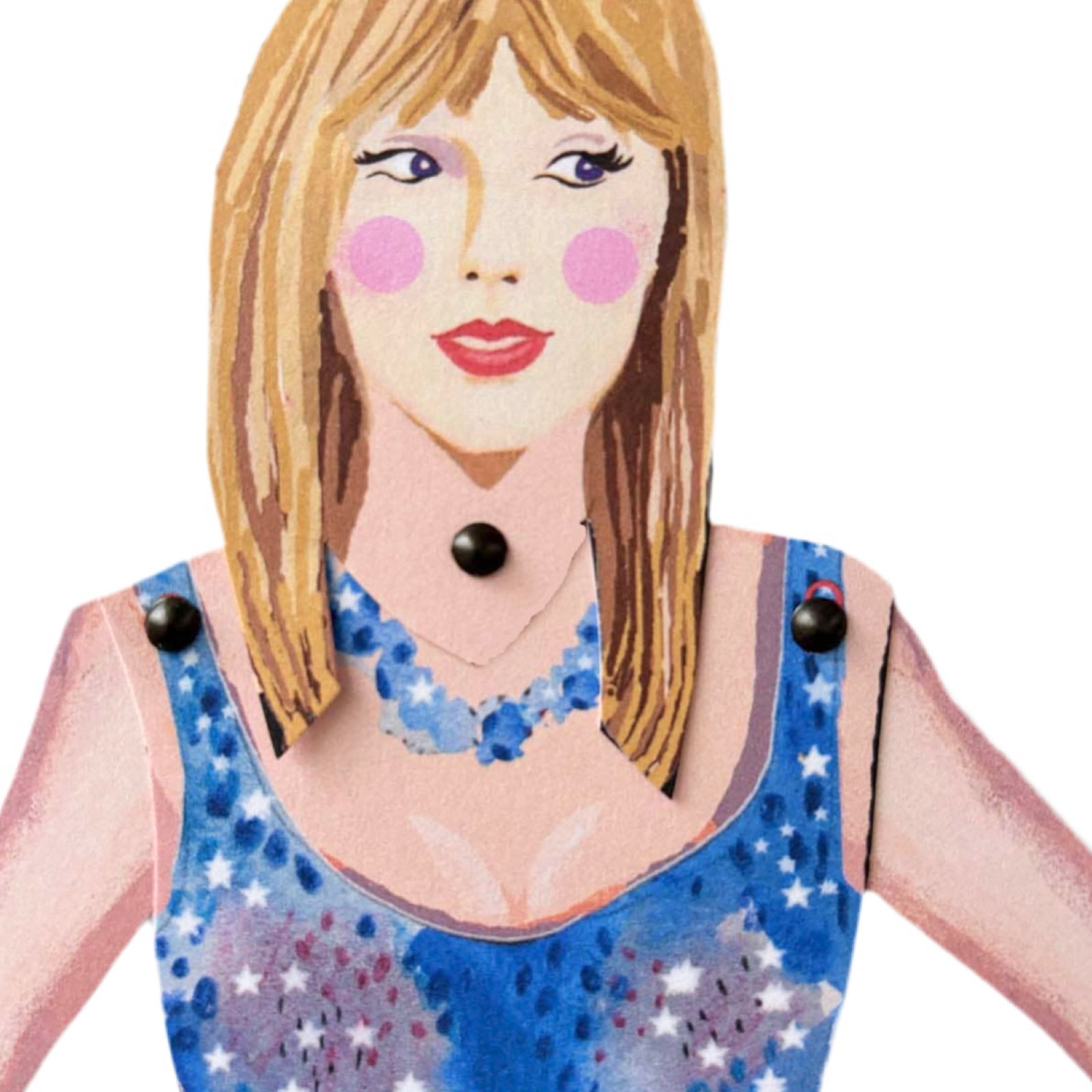 Cut & Make Taylor Swift Paper Doll - bubblegum market