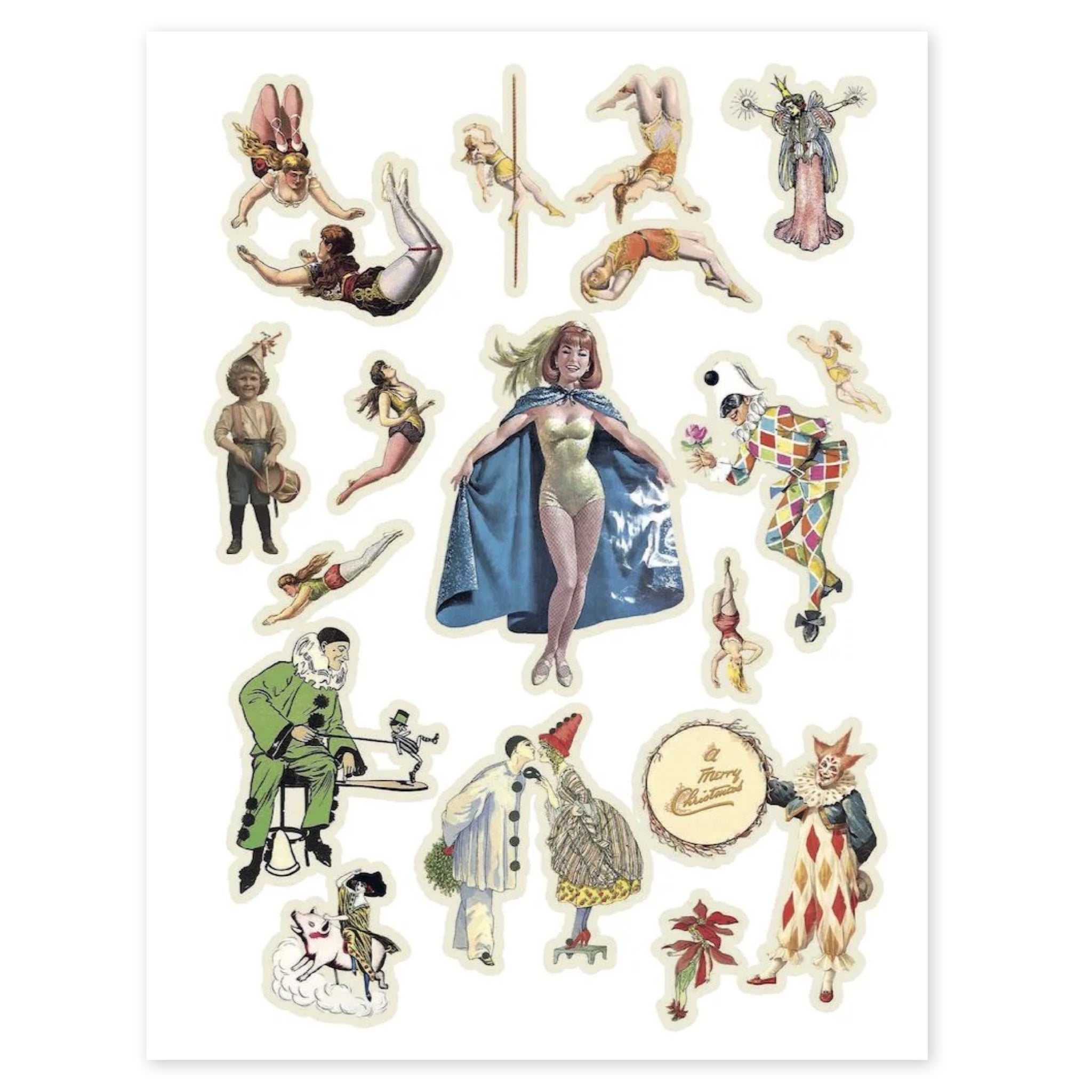 Cut Up This Book: Christmas Collage Kit - bubblegum market