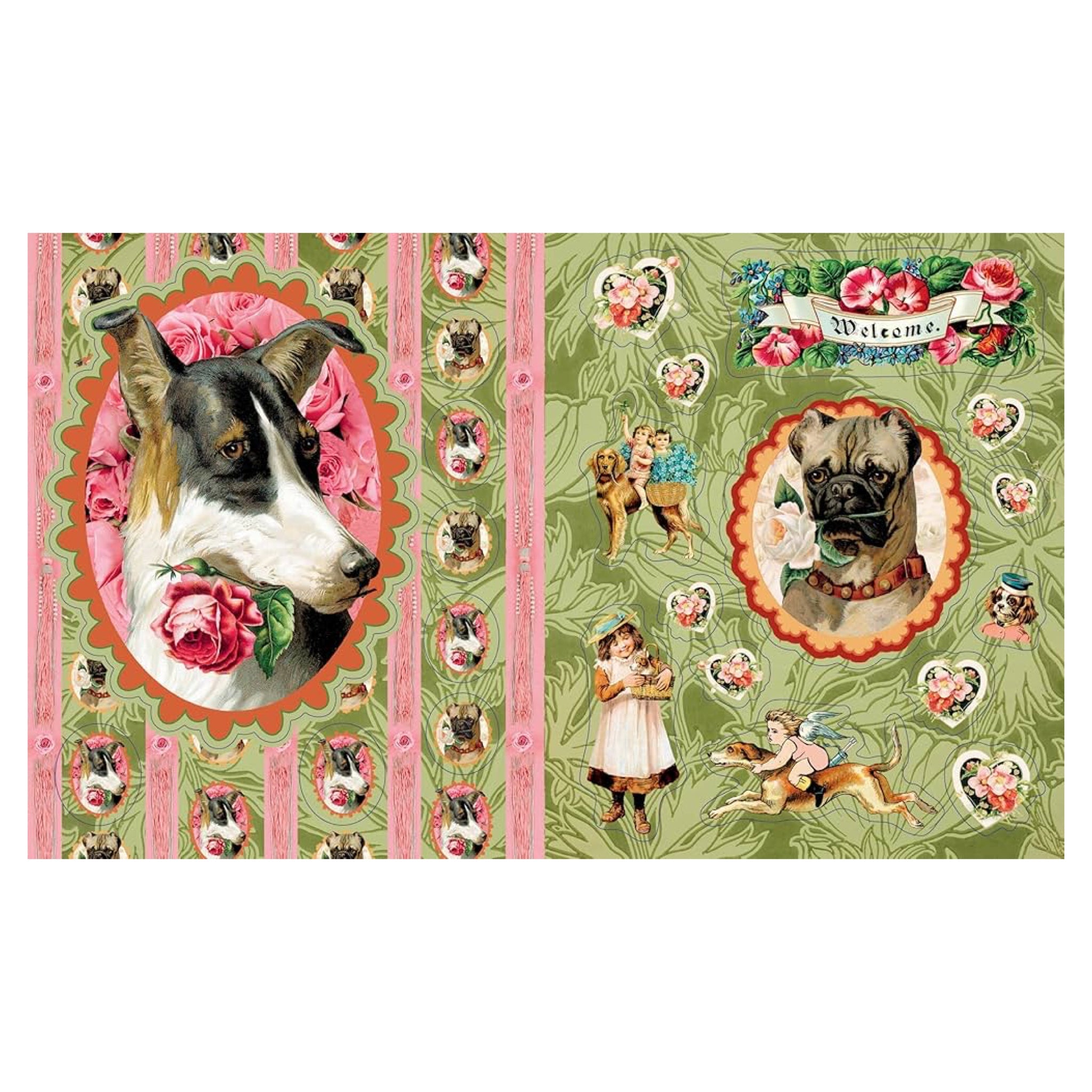 Cynthia Hart's Victoriana Dogs: The Sticker Book - bubblegum market