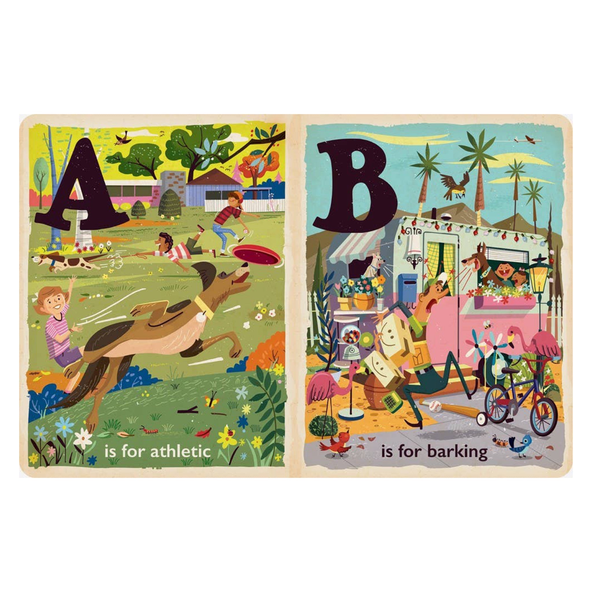 D is for Dogs: Alphabet Board Book - bubblegum market