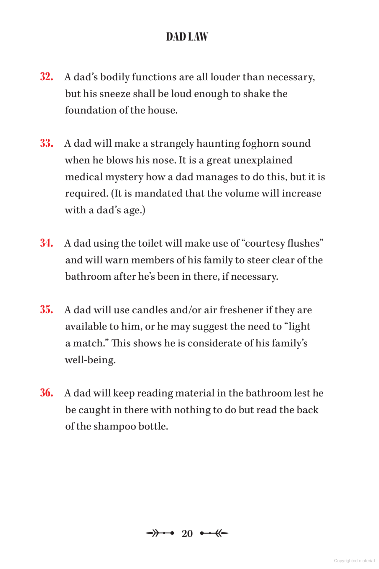 Dad Law: The Definitive Reference for All Things Dad - bubblegum market