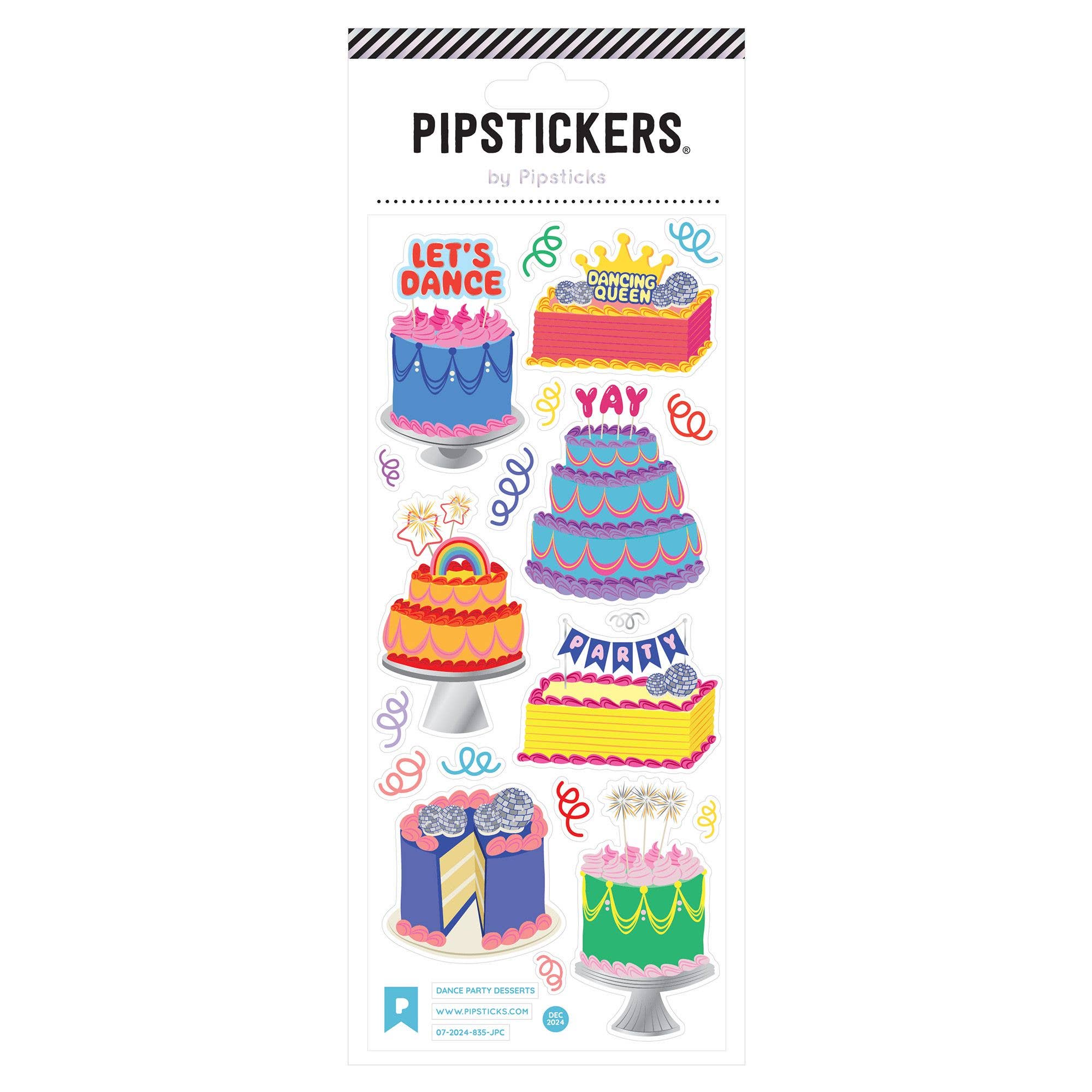 Dance Party Desserts Stickers - bubblegum market