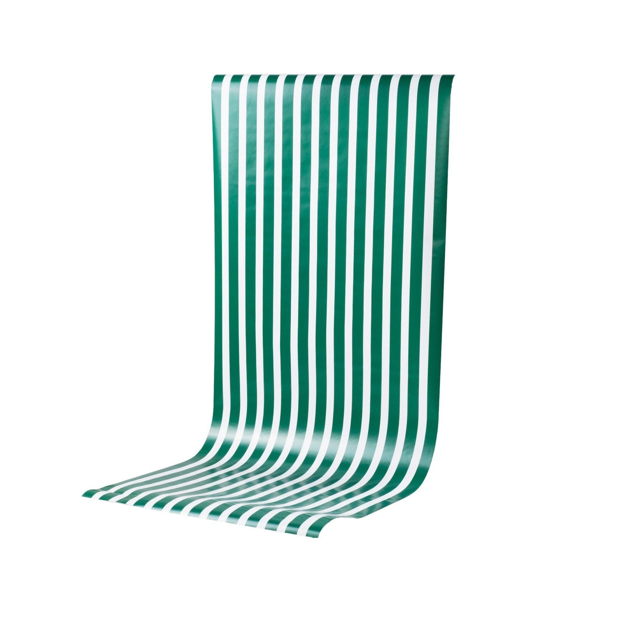Dark Green Striped Paper Table Runners - bubblegum market