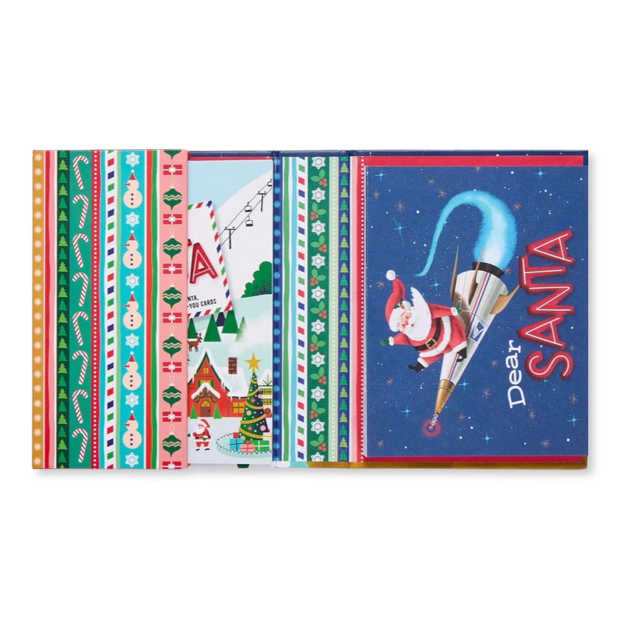 Dear Santa: Letter - Writing and Holiday Fun Kit for Kids - bubblegum market
