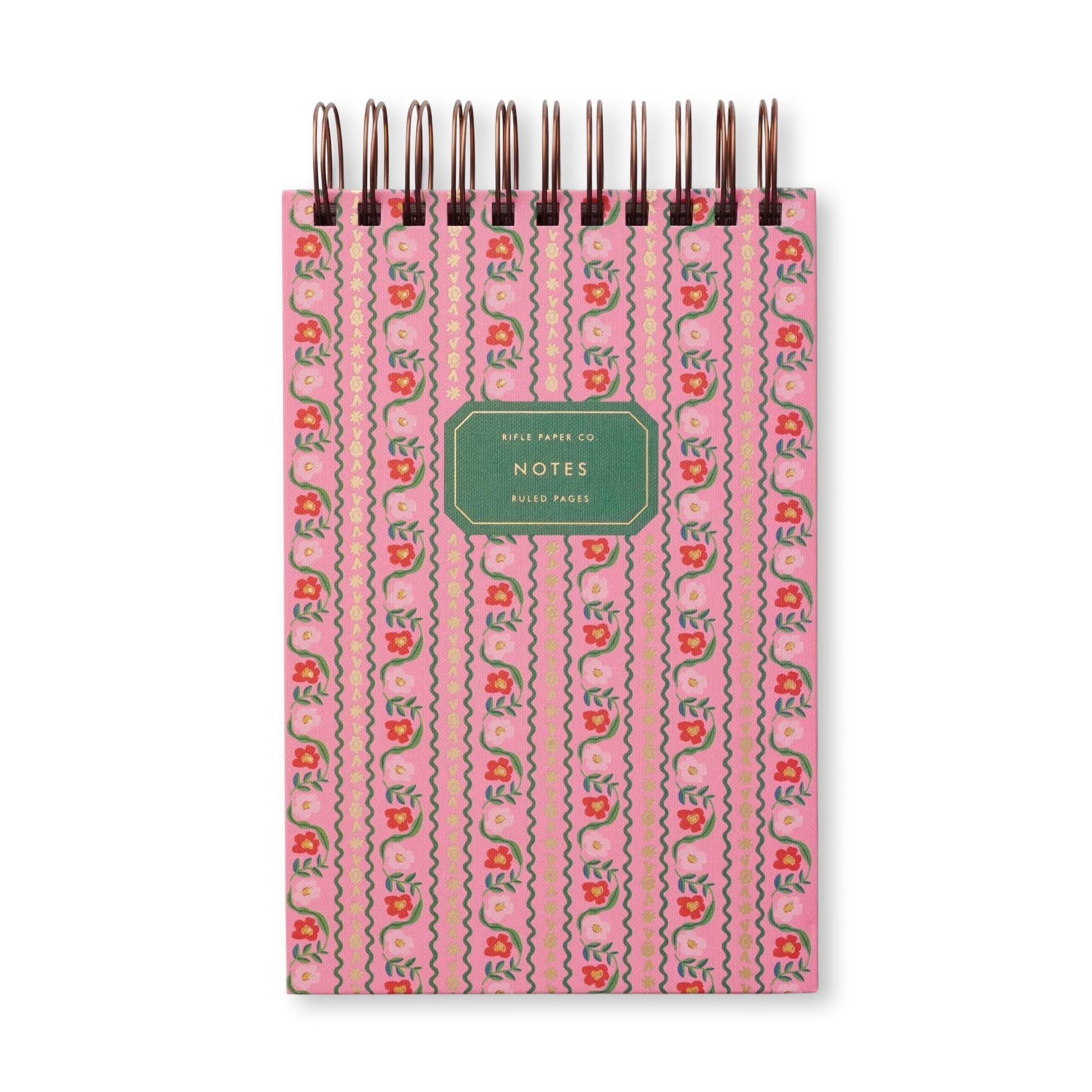 Delphine Desktop Spiral Notepad - bubblegum market