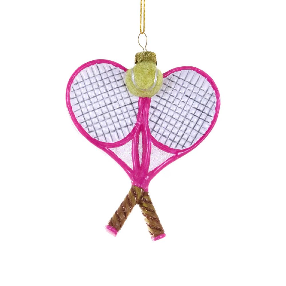 Deuce Tennis Rackets Ornament 4.25" - bubblegum market