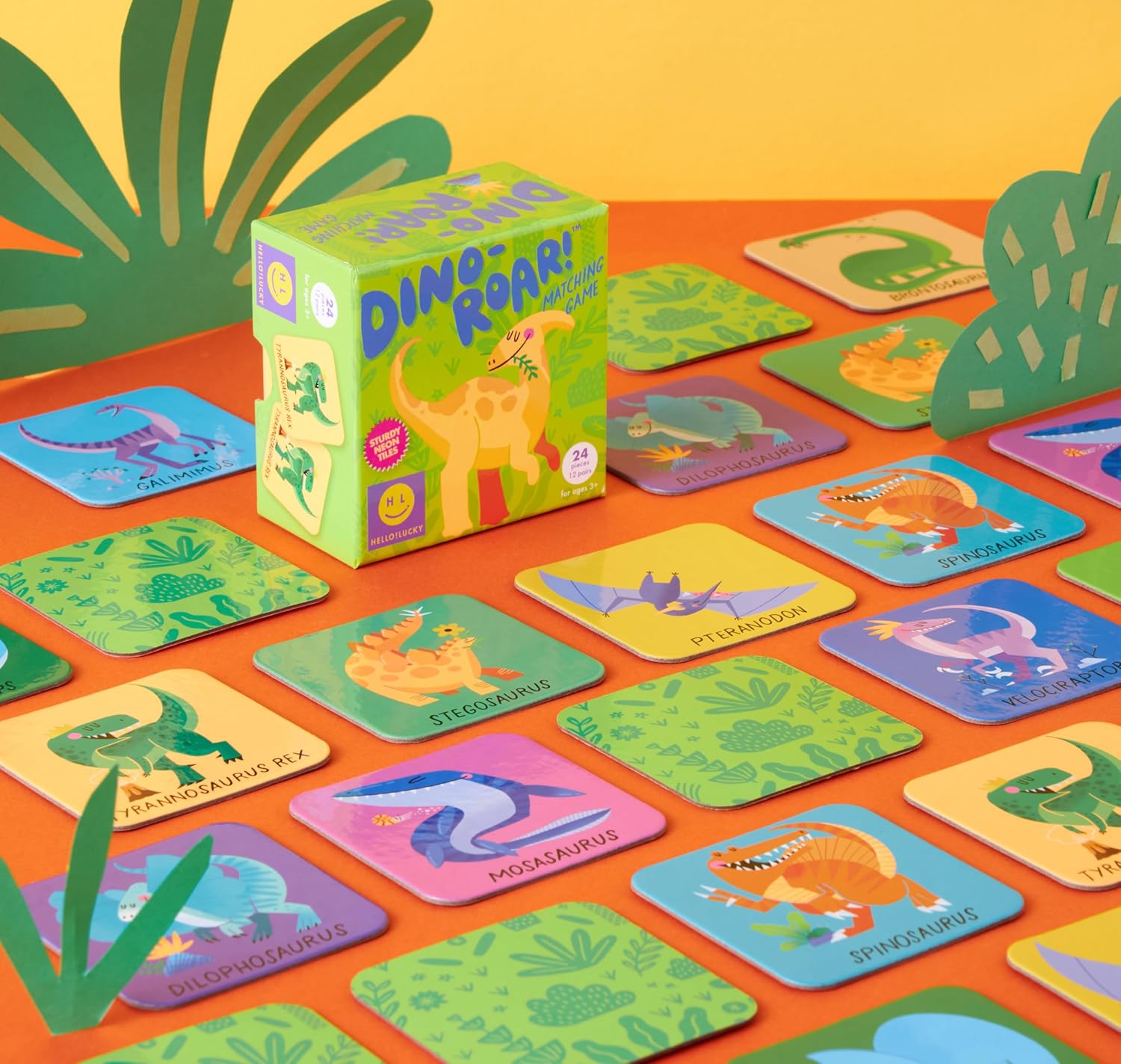 DINO ROAR Matching Game - bubblegum market