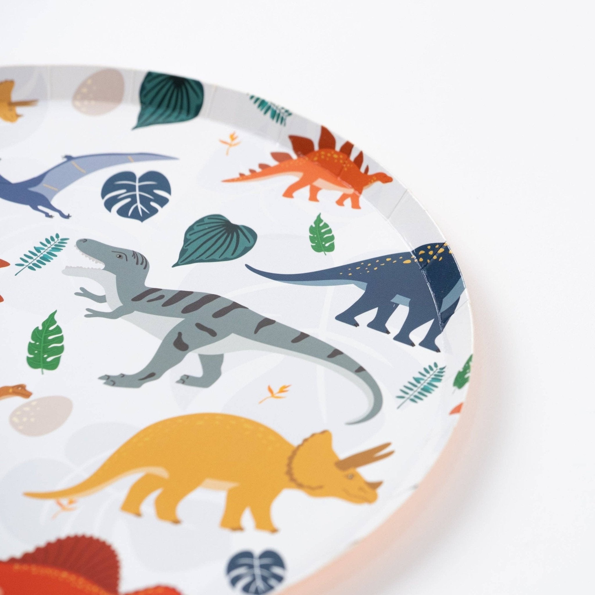 Dinosaur Dessert Plates 8.5" - bubblegum market