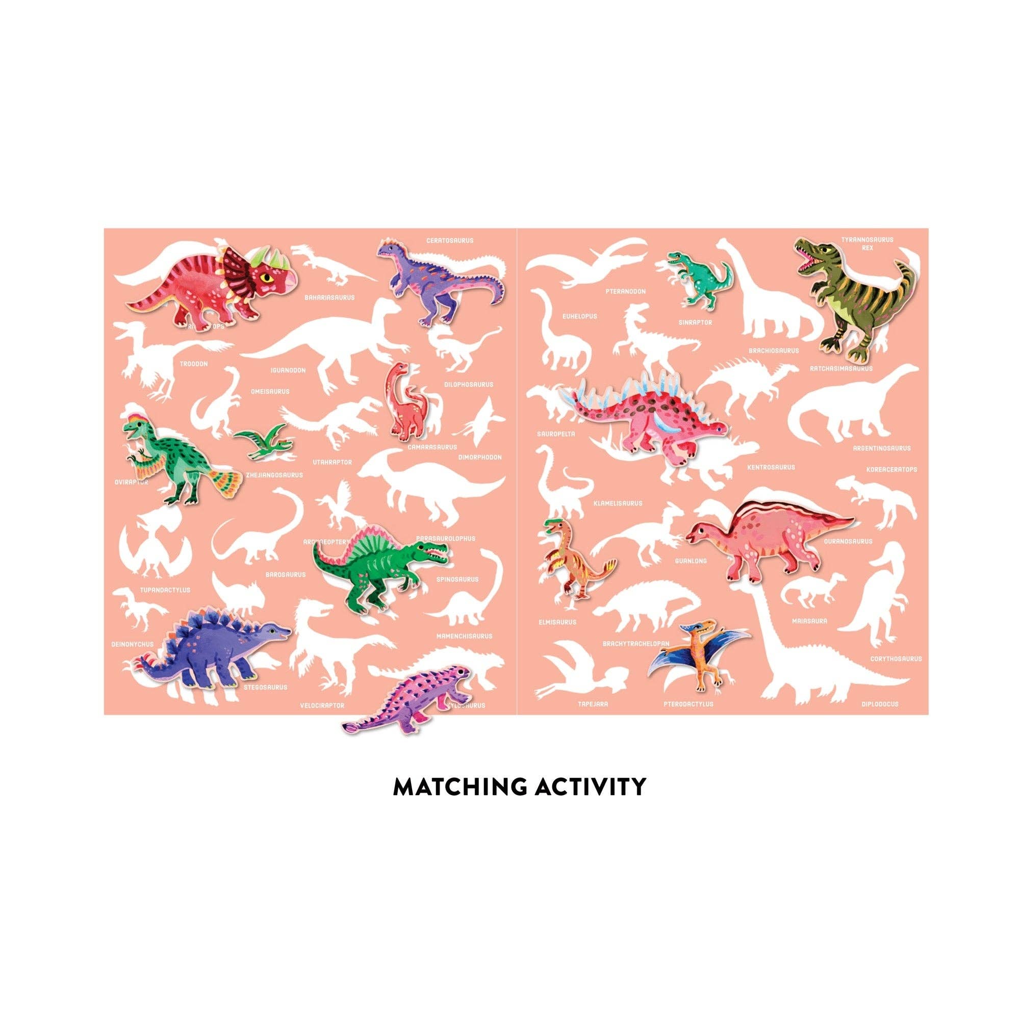 Dinosaur Park Sticker Play Reusable Activity Set - bubblegum market