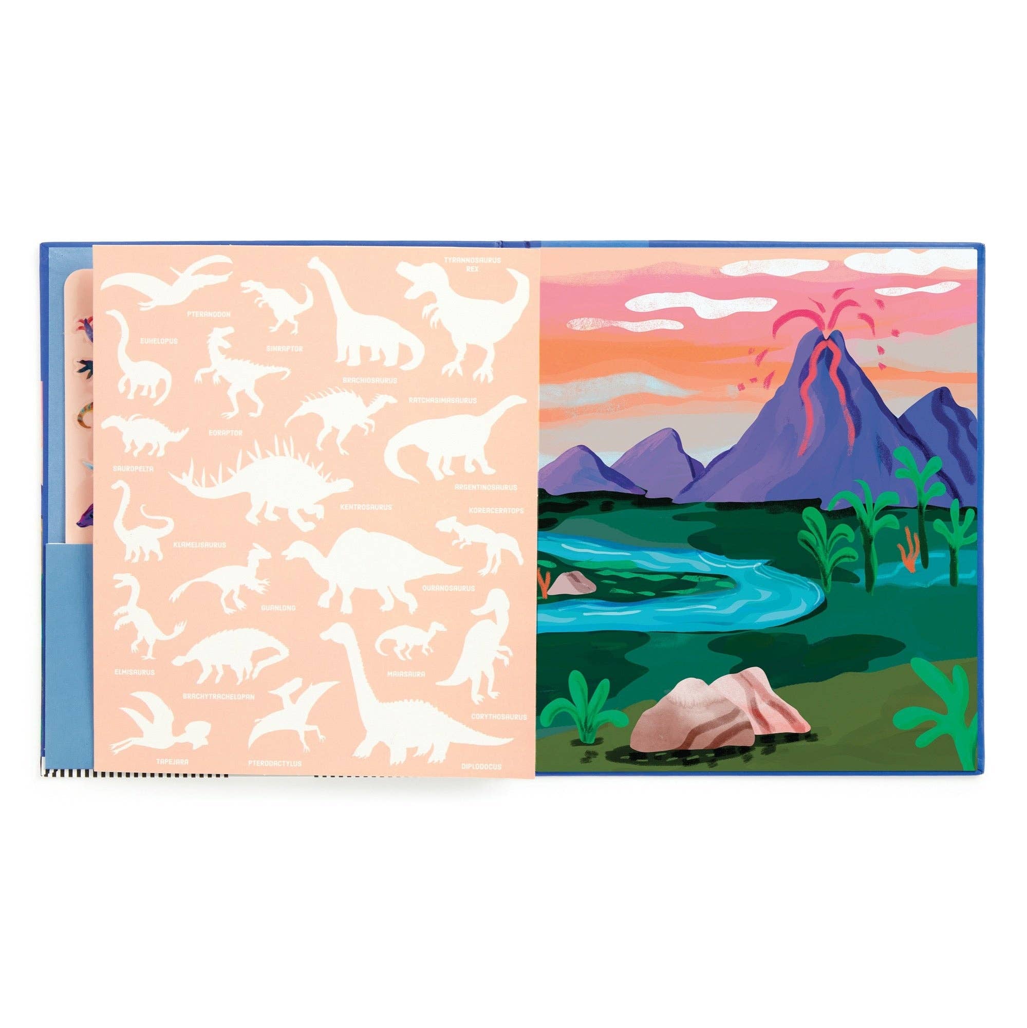 Dinosaur Park Sticker Play Reusable Activity Set - bubblegum market