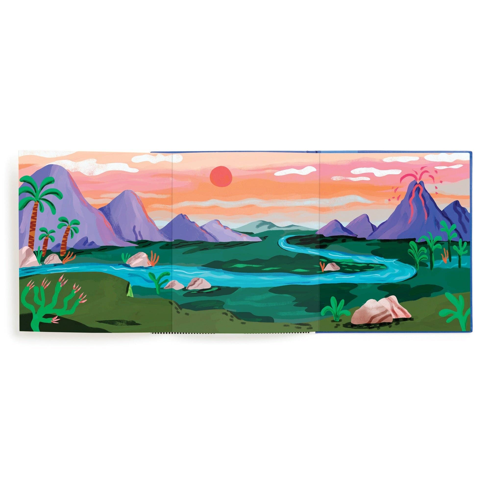 Dinosaur Park Sticker Play Reusable Activity Set - bubblegum market
