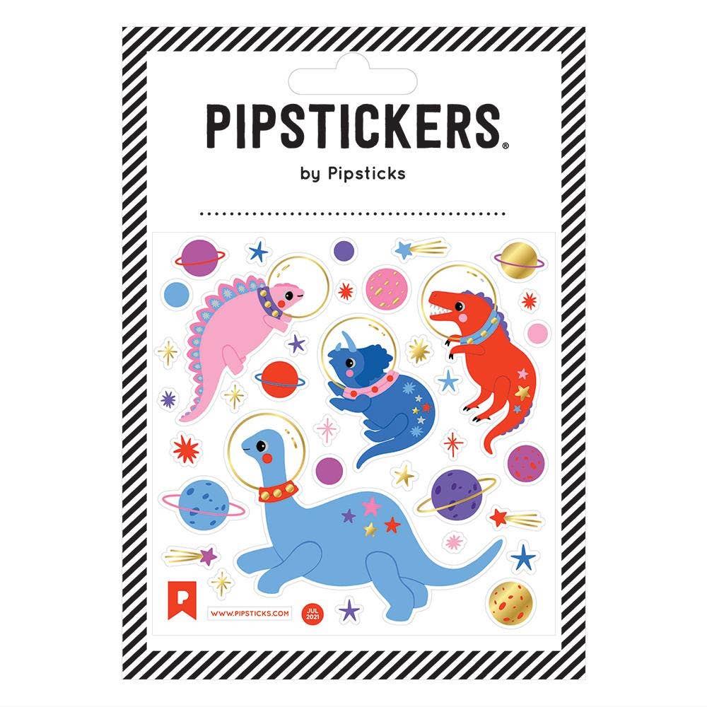 Dinosaur Through Space Stickers - bubblegum market
