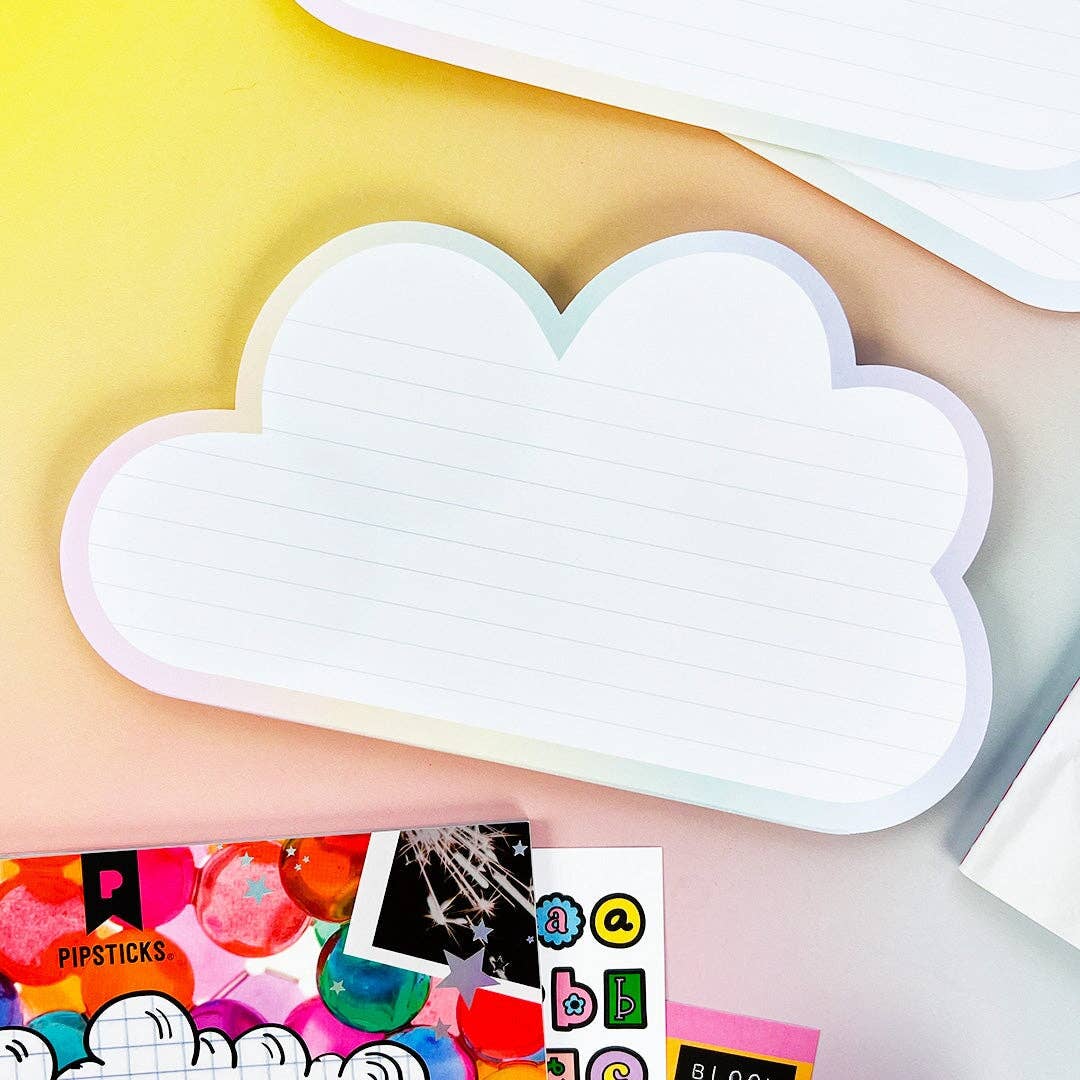Dreamy Thoughts Cloud - Shaped Notepad - bubblegum market