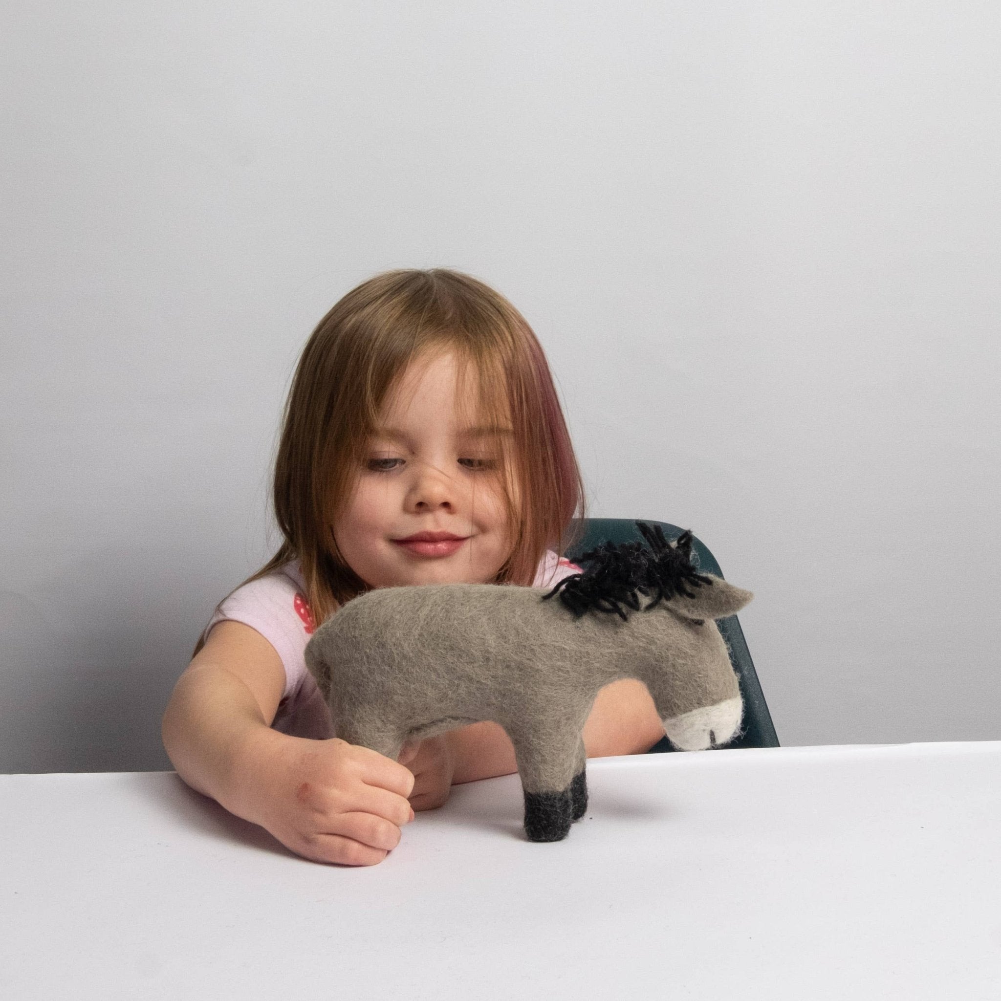 Dudley the Donkey Soft Toy - bubblegum market