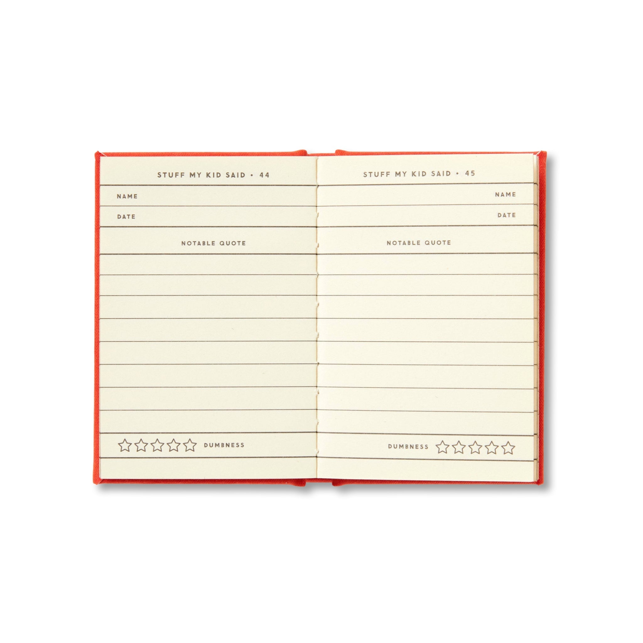 Dumb Things My Kid Said Tiny Diary - bubblegum market