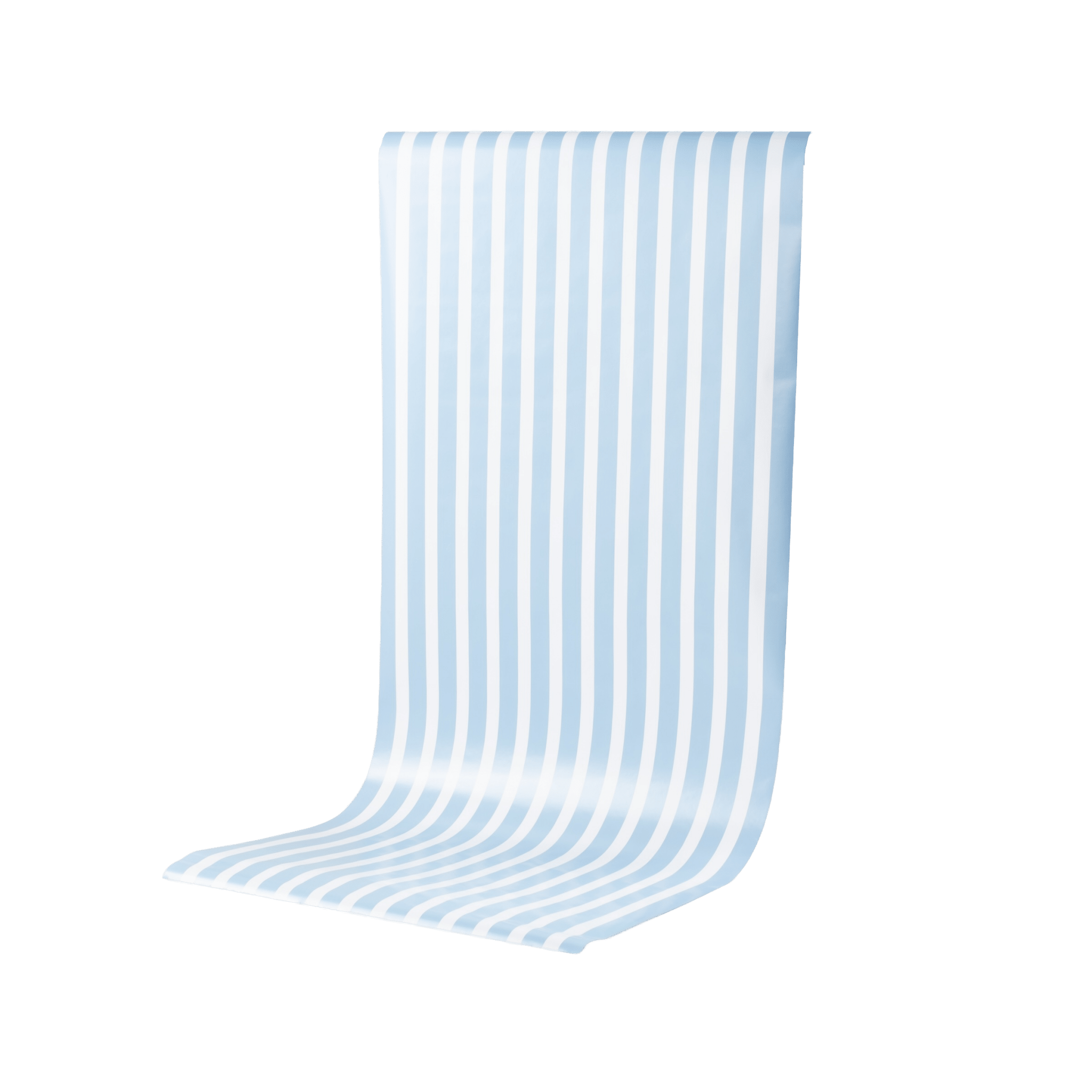 Dusty Blue Striped Paper Table Runner - bubblegum market