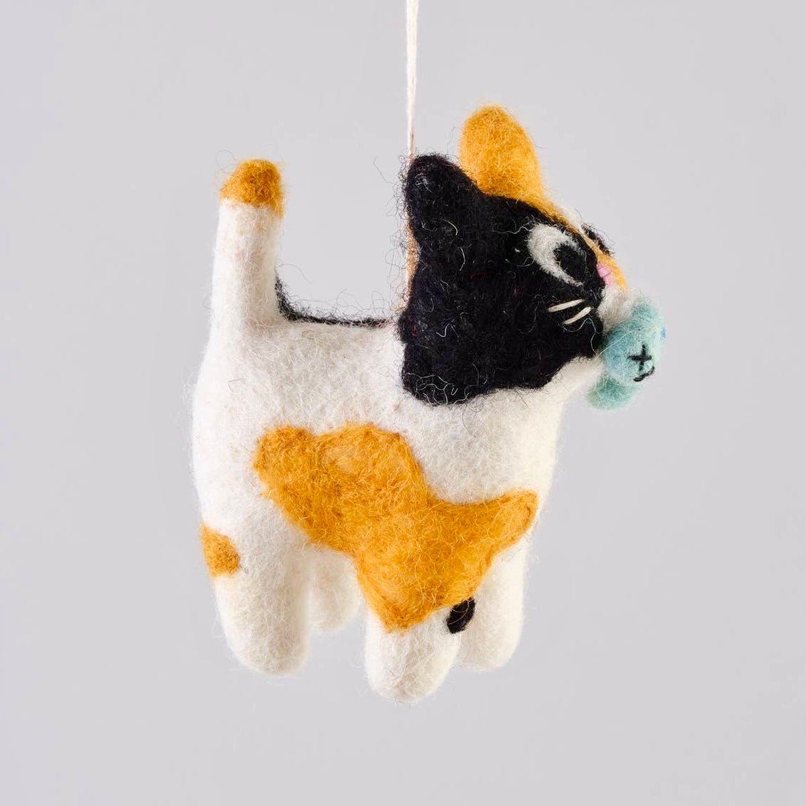 'Dwight' Hanging Felt Ornament - bubblegum market