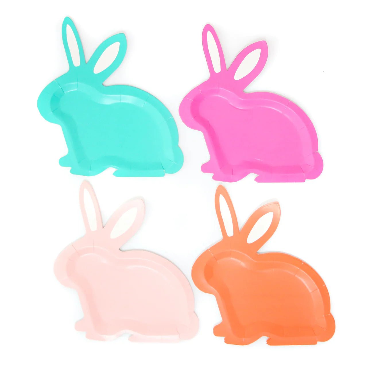 Easter Bunny Brights Paper Plates - bubblegum market