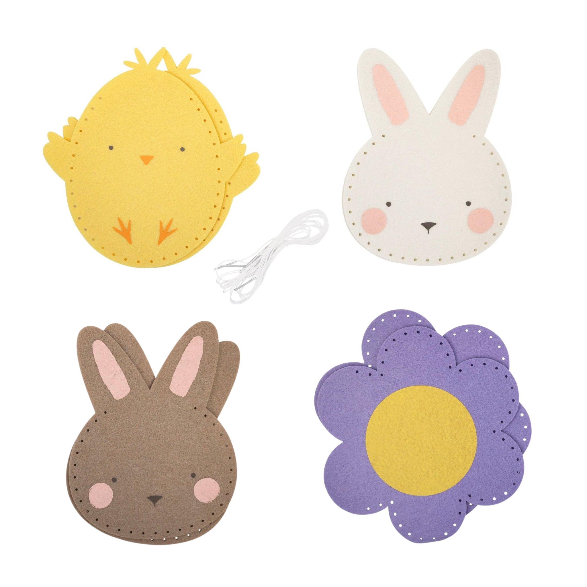 Easter Felt Pouch Kit - bubblegum market