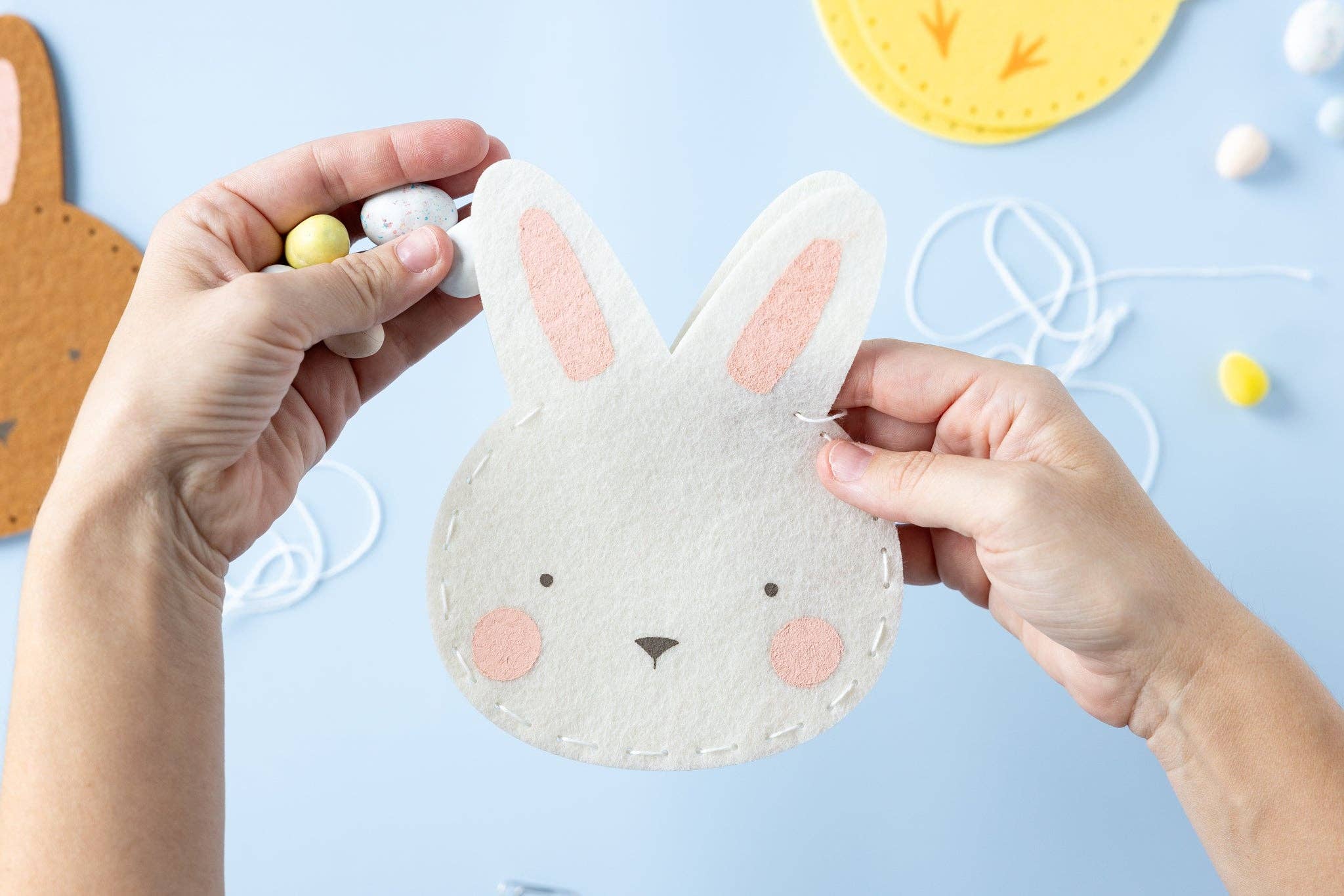 Easter Felt Pouch Kit - bubblegum market
