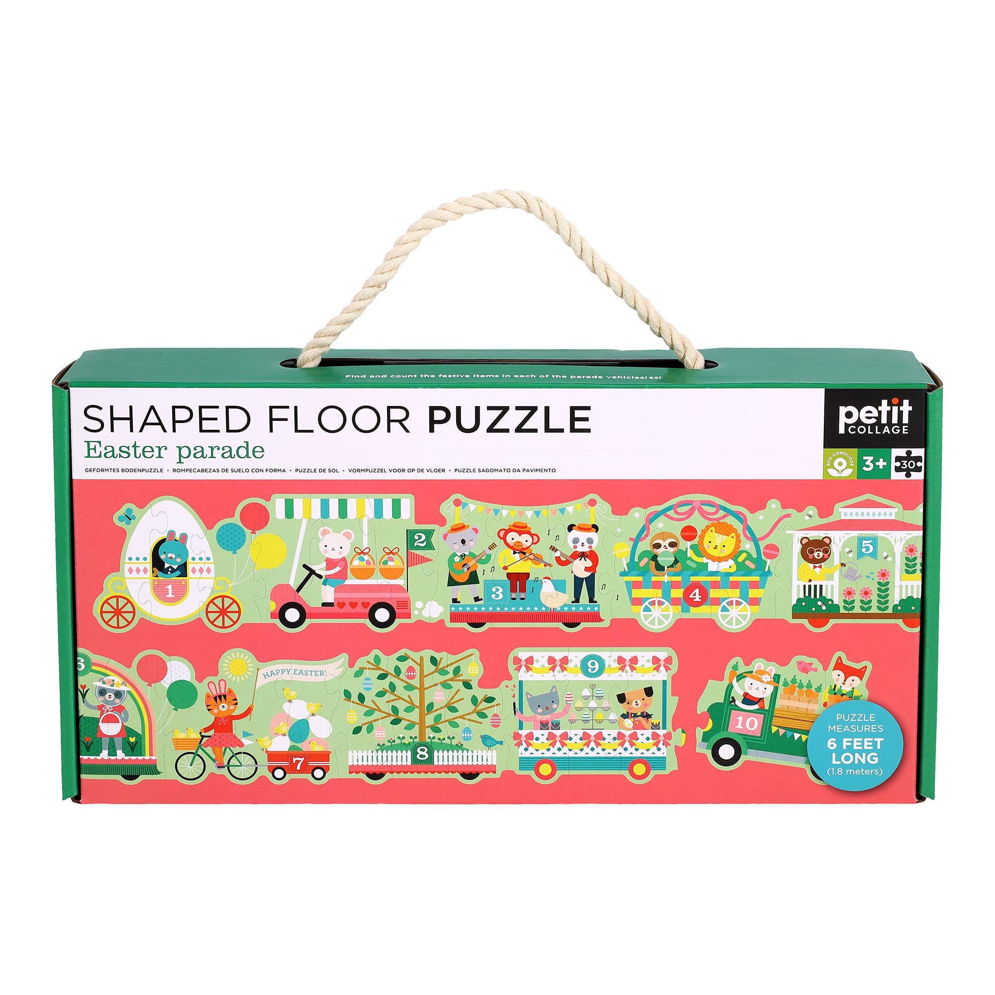 Easter Parade Shaped Floor Puzzle - bubblegum market
