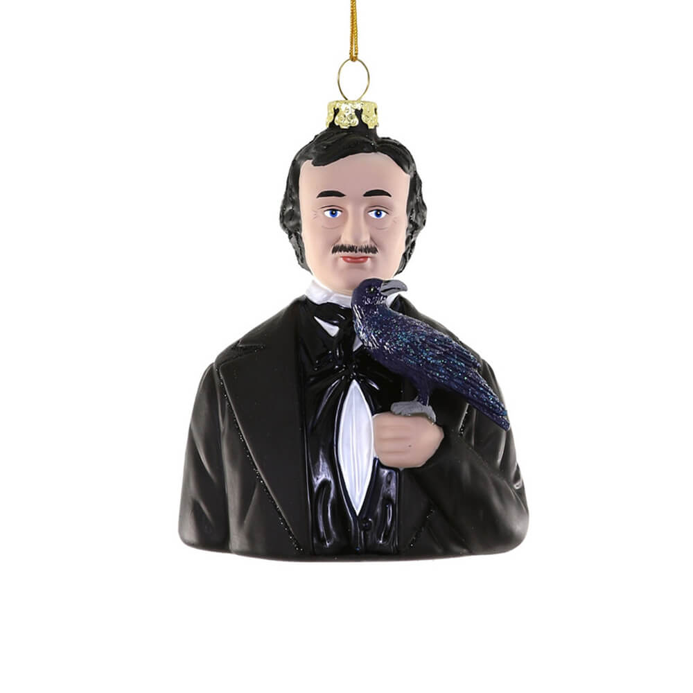 Edgar Allan Poe Ornament 4.5" - bubblegum market