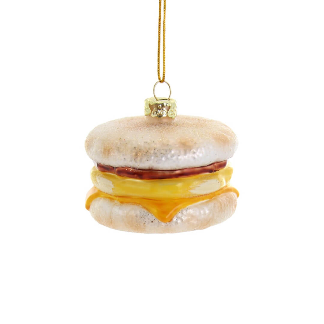 Egg McMuffin Sandwich Ornament 2.5" - bubblegum market
