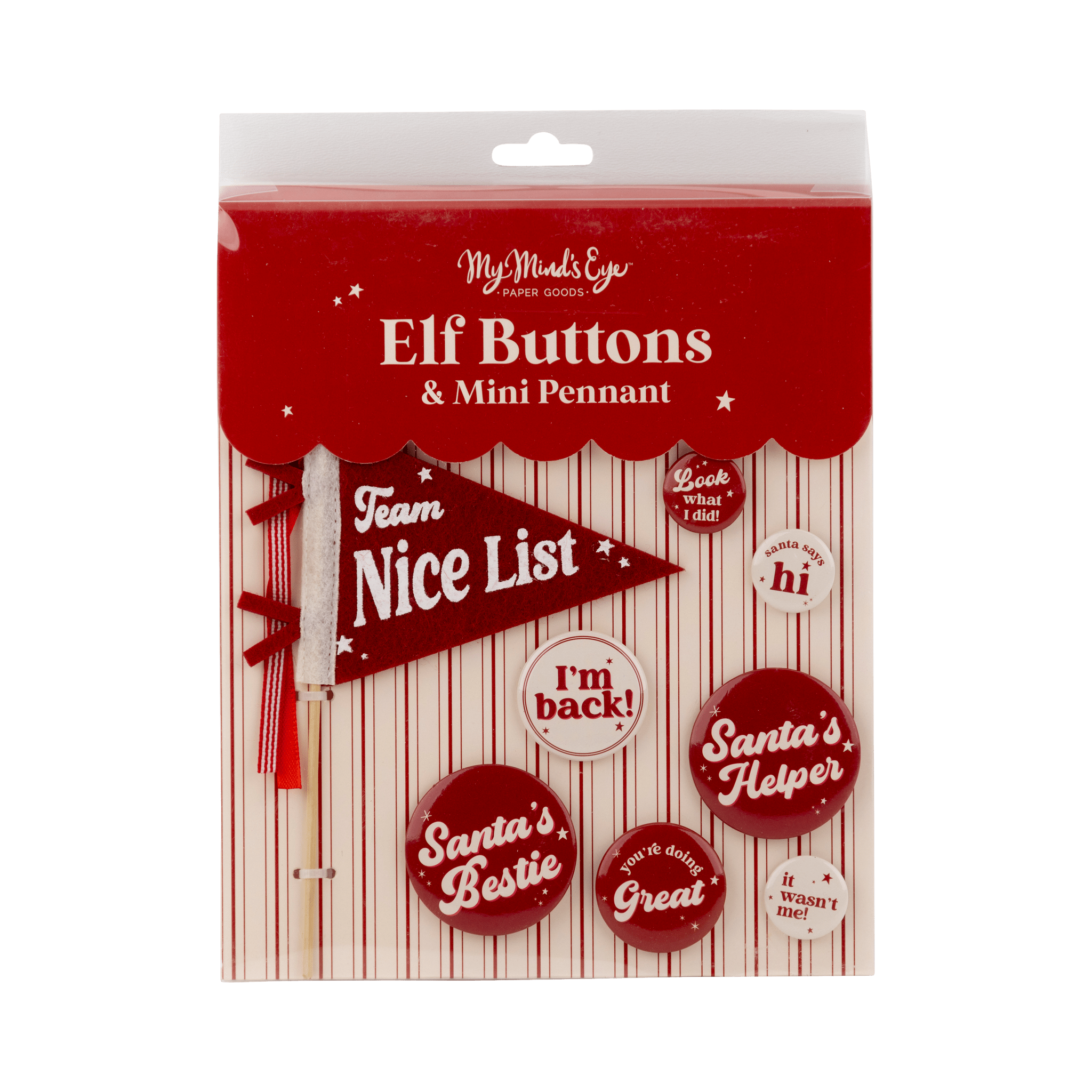 Elf Pennant & Buttons Set - bubblegum market