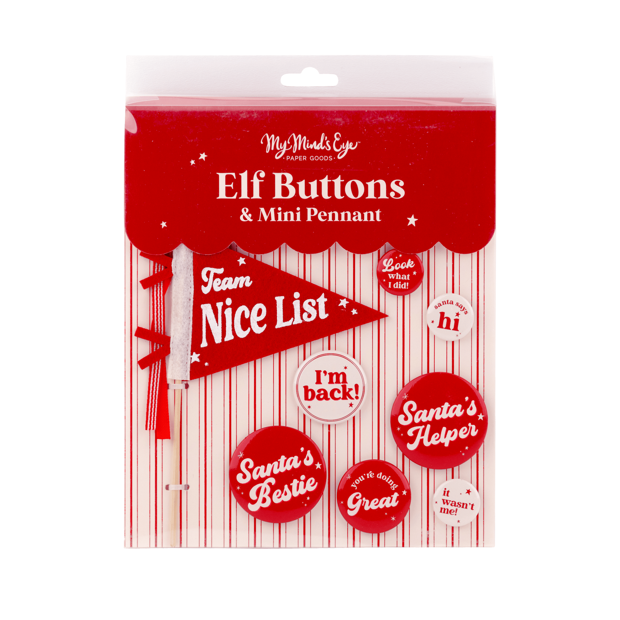 Elf Pennant & Buttons Set - bubblegum market