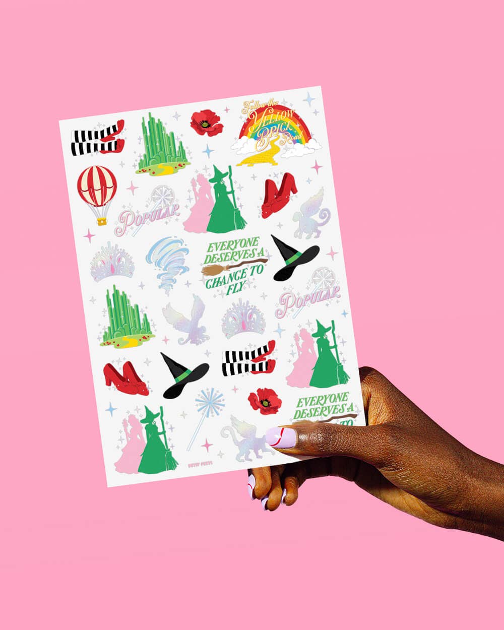 Emerald City Temporary Tattoos - bubblegum market