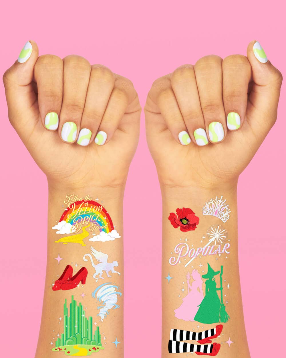 Emerald City Temporary Tattoos - bubblegum market