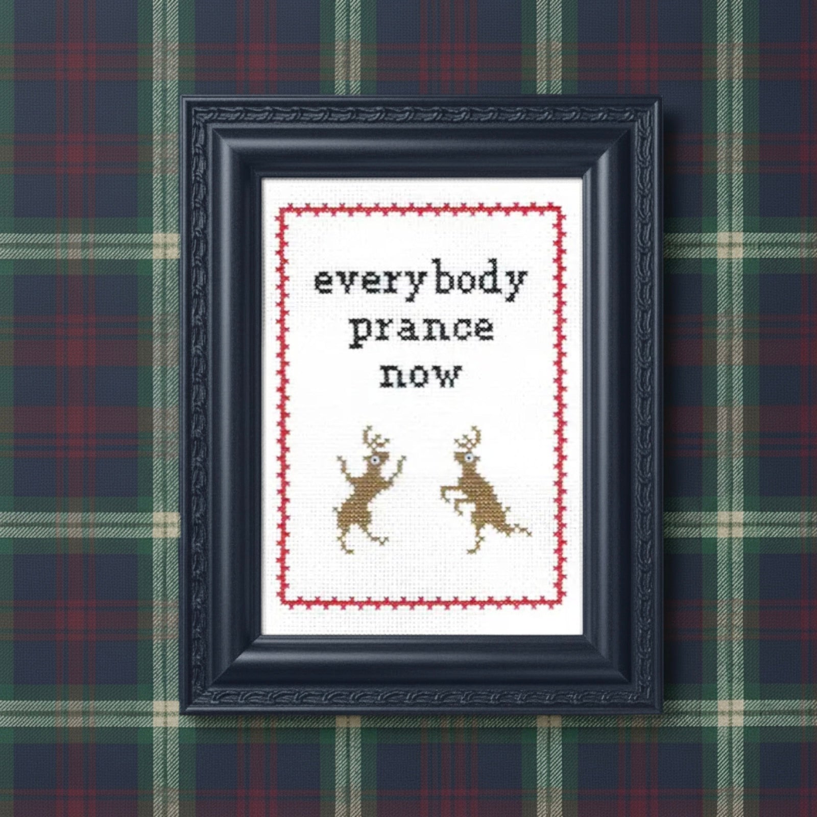 Everybody Prance Now: Deluxe Cross - Stitch Kit - bubblegum market