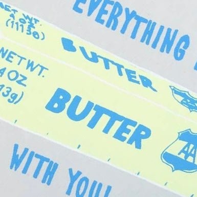 EVERYTHING IS BUTTER GREETING CARD - bubblegum market