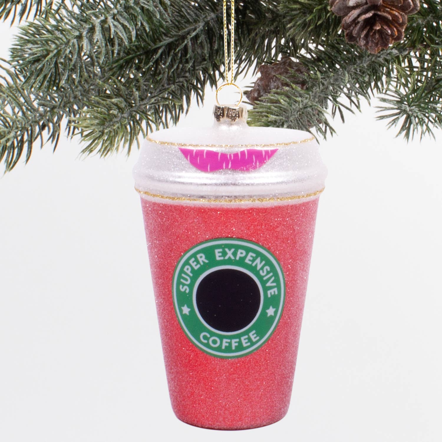 Expensive Coffee Ornament 4.75" - bubblegum market