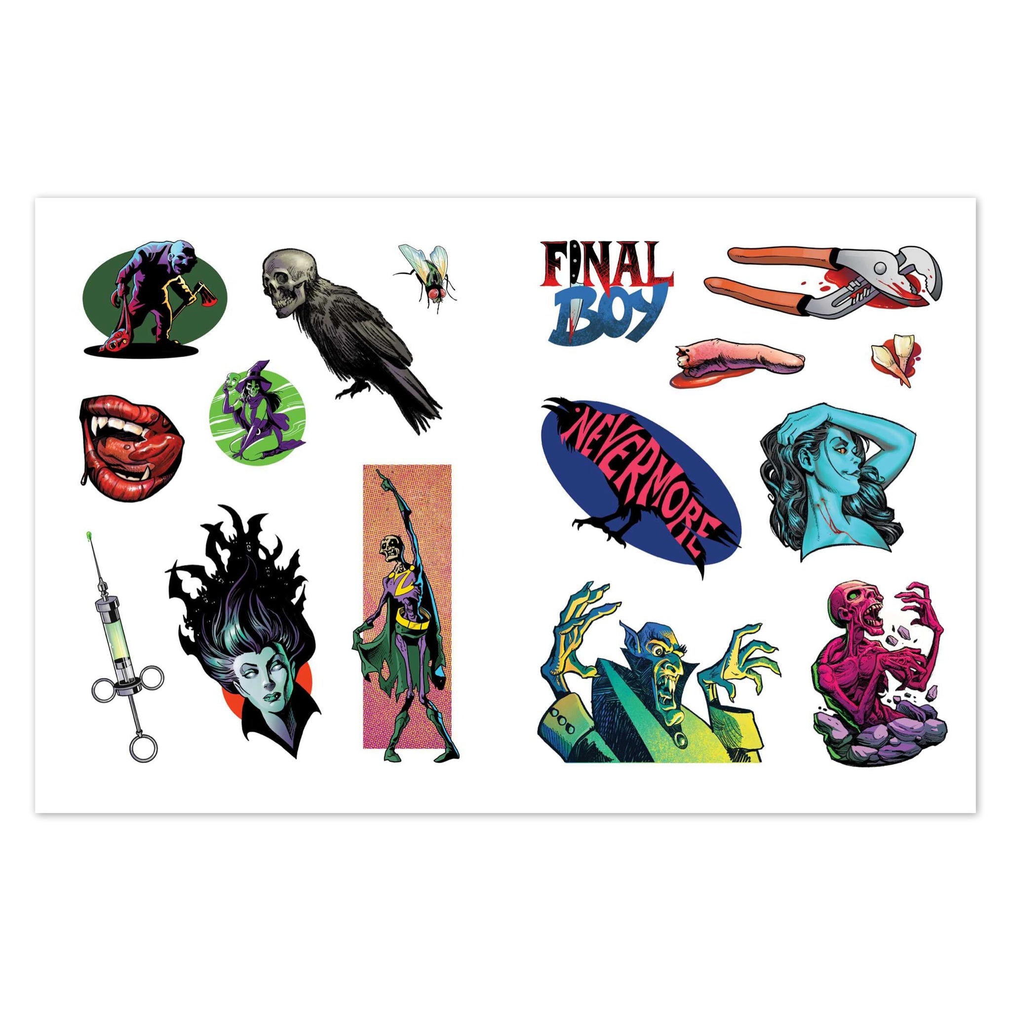 Extreme Horror Sticker Book - bubblegum market