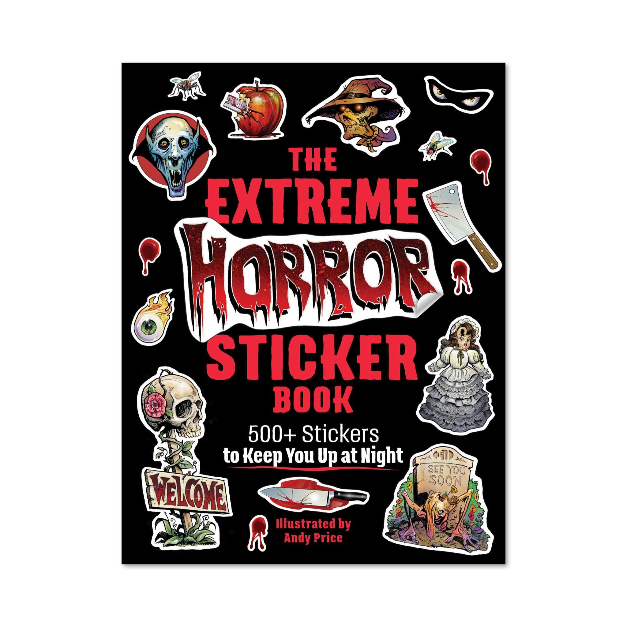 Extreme Horror Sticker Book - bubblegum market